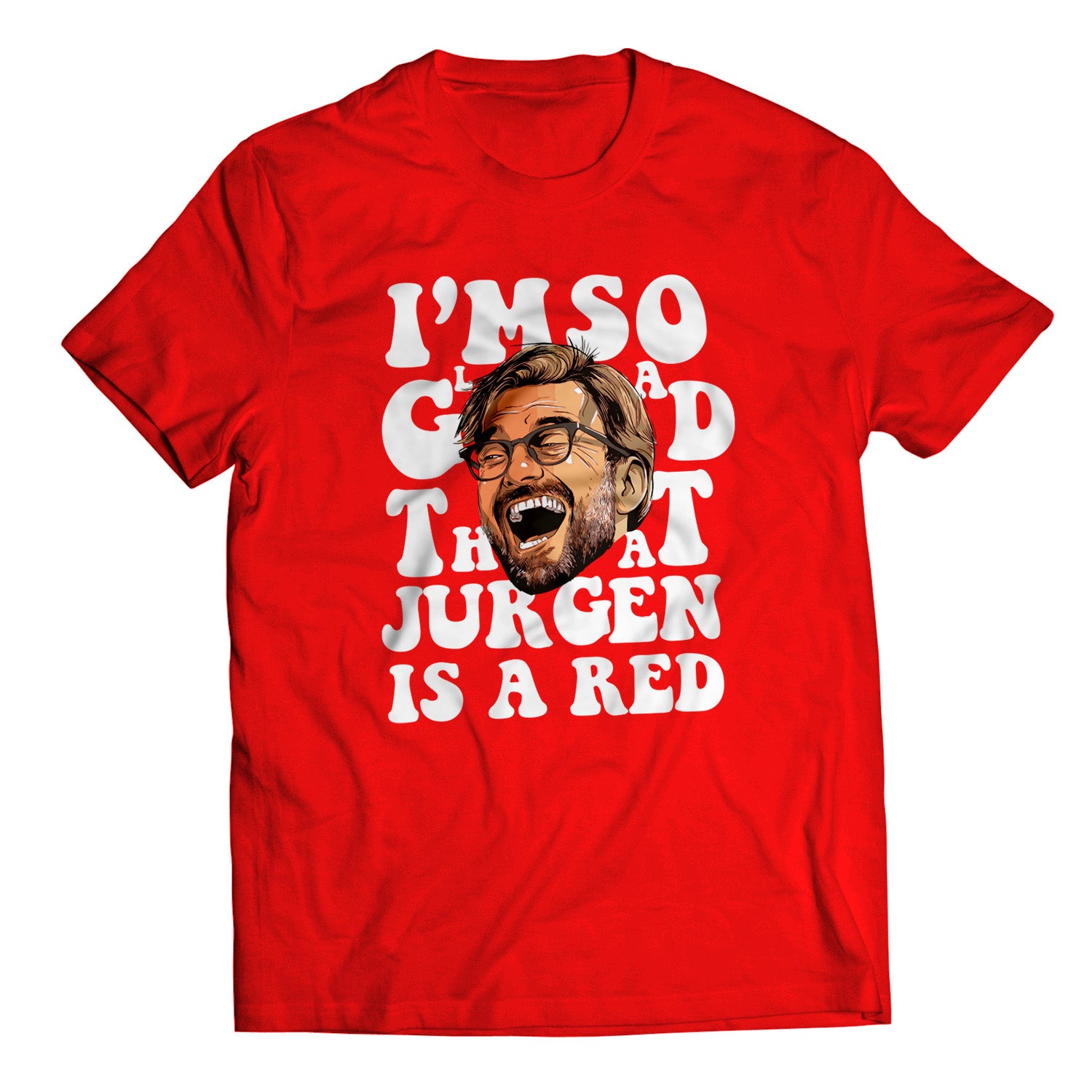 Jurgen Is a Red Liverpool T-Shirt - Print Chimp