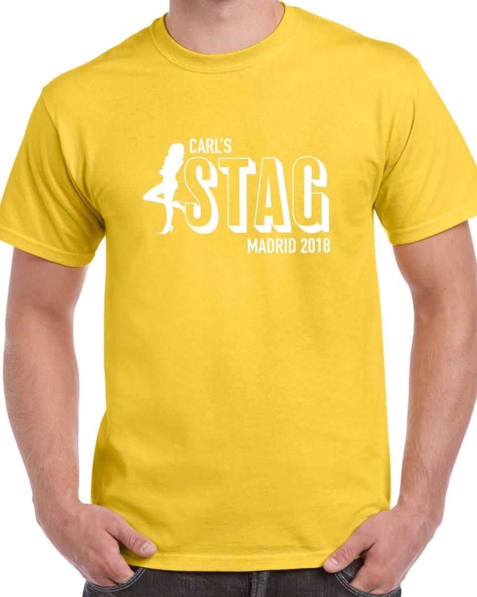 Personalised Stag Do T-shirt - Print Chimp