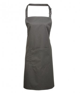 Premier 'Colours' Bib Apron with Pocket - Print Chimp